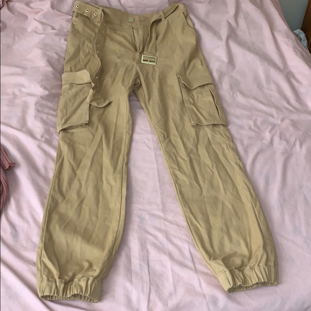 Tan cargo pants